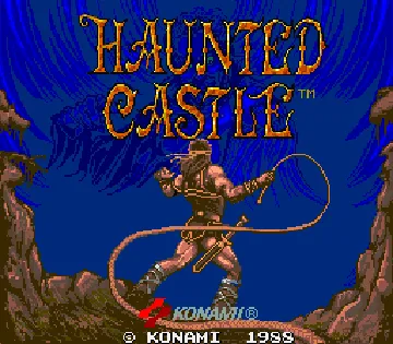 Haunted Castle (version M) screen shot title